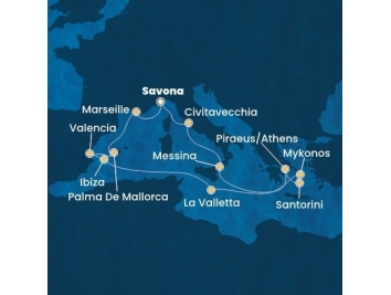Mapka plavby