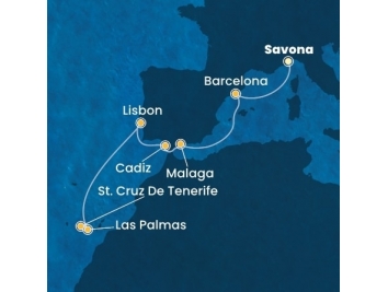 Mapka plavby