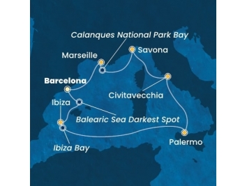 Mapka plavby