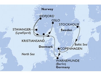 Mapka plavby