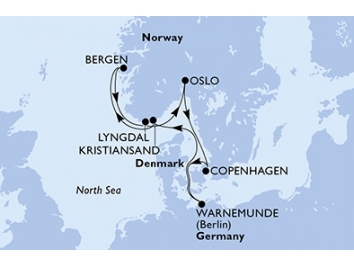 Mapka plavby