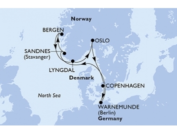 Mapka plavby