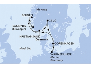 Mapka plavby