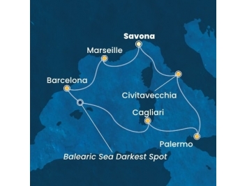 Mapka plavby