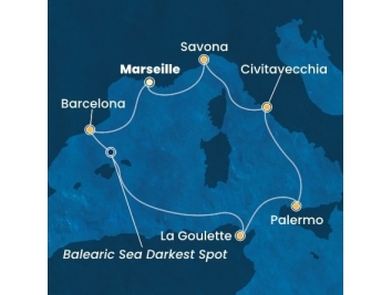 Mapka plavby