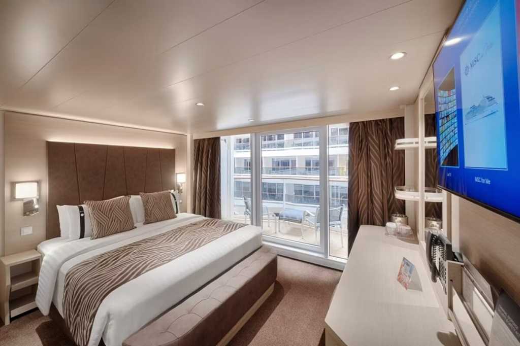 Kajuta s balkonem MSC World Europa