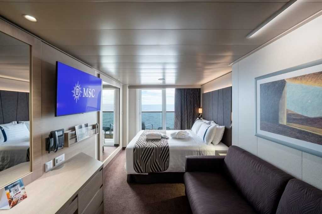 Kajuta s balkonem MSC World Europa