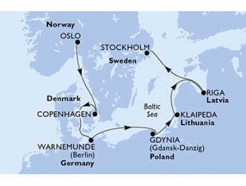 Mapka plavby
