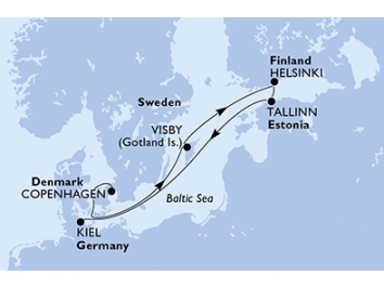 Mapka plavby